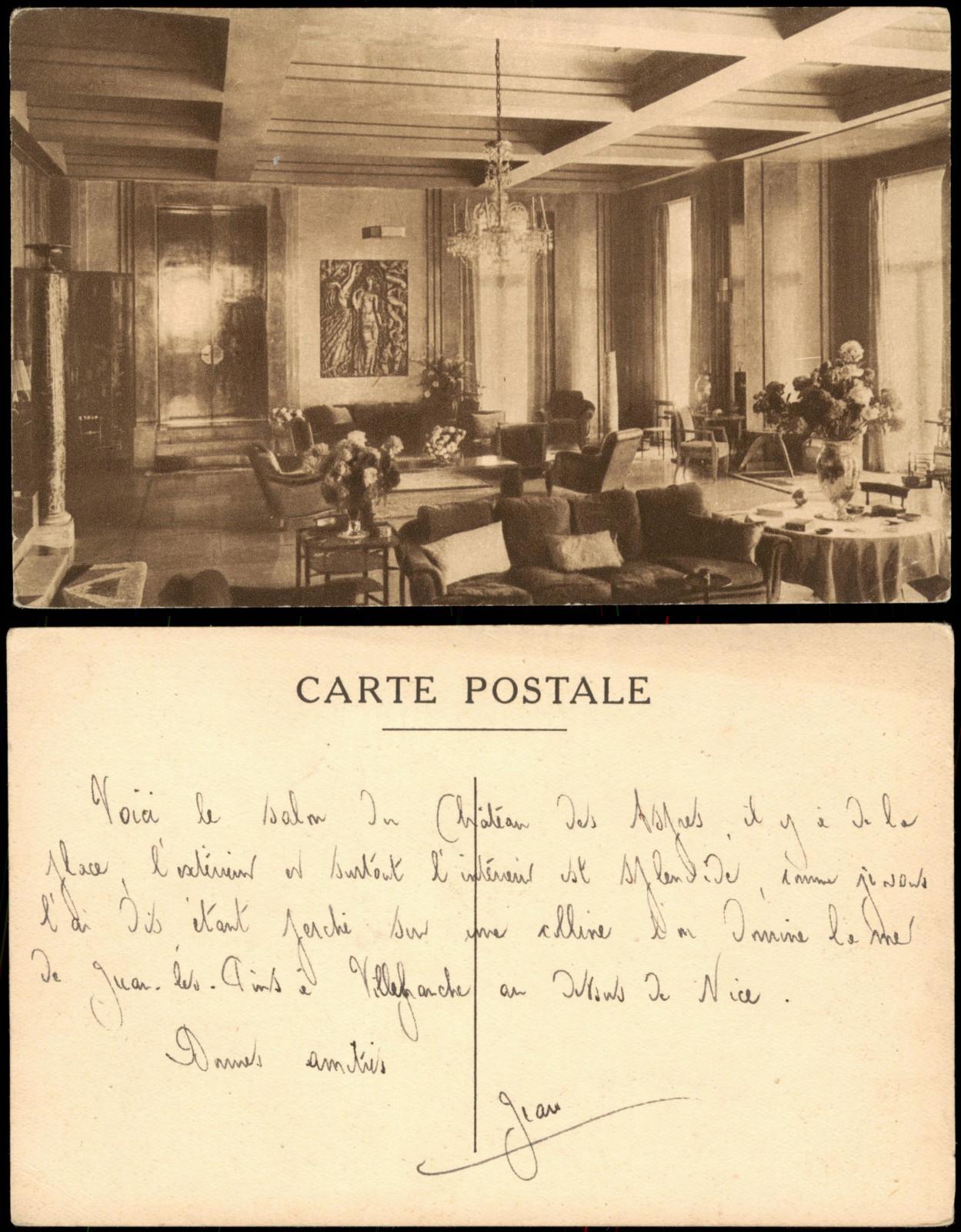 CPA .France Interior Restaurant France France 1924